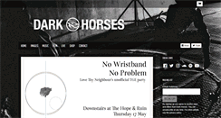 Desktop Screenshot of darkhorsesmusic.com