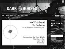 Tablet Screenshot of darkhorsesmusic.com